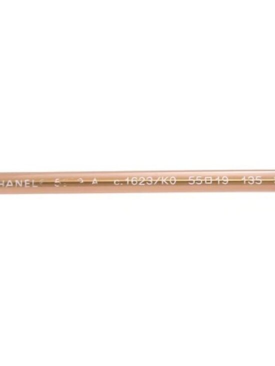 Auth CHANEL CC Logo Sunglasses Beige Plastic - 56541a main image 5